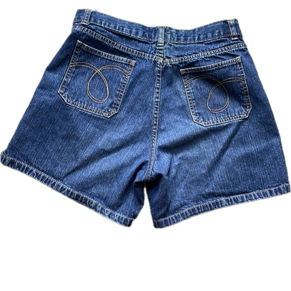 Button fly denim shorts with mini  pockets&2 back pockets . - Picture 2 of 6